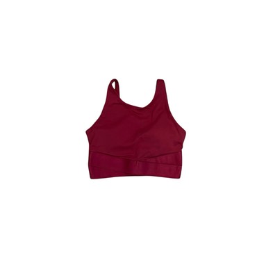 NWT JoyLab Longline Red Crisscross Sports Bra Size XS
