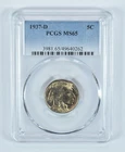 1937-D Indian Head Buffalo Nickel MS65 PCGS Blue Label *6835