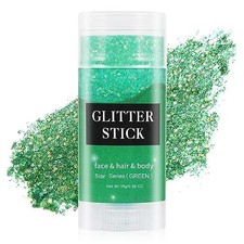 Green Body Glitter Stick,Christmas Hair Glitter green body glitter stick