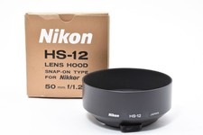 UNUSED in Box Nikon Metal Lens Hood HS-12 for Ai-s 50mm F/1.2 From JAPAN