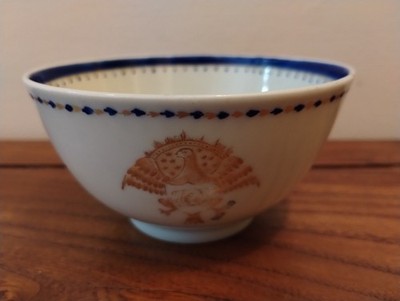 Authentic Chinese Export Federal Eagle Armorial China Tea Cup 18th/19th Century