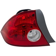Driver Side Tail Light For Honda Civic 2004-2005 Coupe Halogen