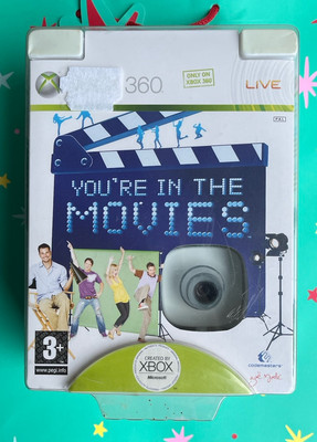 Xbox 360 You're In The Movies plus Xbox Live Vision Kamera, Neu Versiegelt