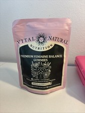 New Vital Source Nutrition Premium Feminine Balance Gummies Hawaiian Pineapple