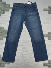 Calvin Klein Jeans Mens 32 Dark Wash Denim Relaxed Straight 32x31 New