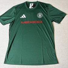 41. "FIFA" World Cup 26 Men's "Mexico" Tshirt; Green w/ Red, White; NWT; Size M
