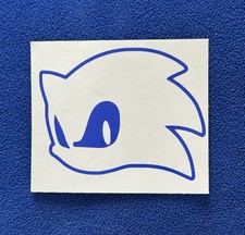 SONIC the Hedgehog Logo Sticker Permanent Vinyl Decal 3.5 X 3  Gaming