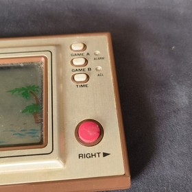 Boxed Nintendo Game & Watch Parachute PR-21 Retro Handheld Junk Burned LCD Japan