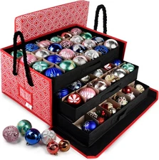 Christmas Ornament Storage Box,Max 72 Slots-3"Christmas Balls Ornament... 