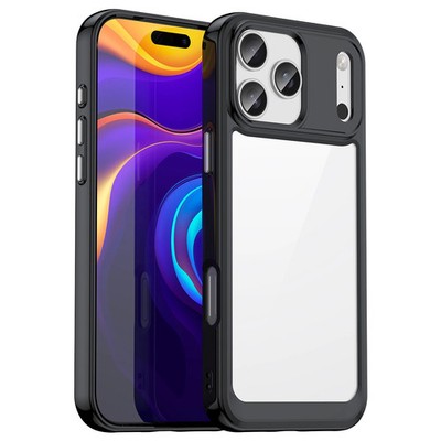 HURTEL OUTER SPACE HÜLLE FÜR IPHONE 17 PRO TRANSPARENTER KRATZSCHUTZ