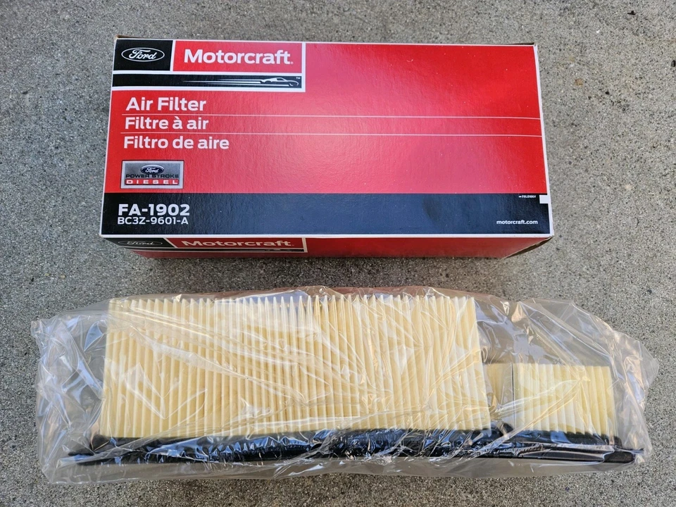 Filtro de aire 11-16 Ford 6,7 L Powerstroke diésel OEM Motorcraft FA-1902 FA2112 Foto 3 de 4
