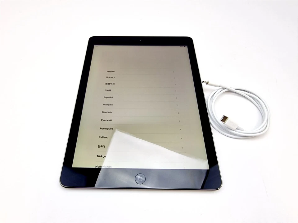 Apple iPad Air 16GB Tableta iOS 9,7" Wi-Fi Gris Espacial A1474 EMC 2646 Grado C - Imagen 3 de 4