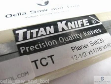 12" Foley Belsaw Carbide Tipped blades / knives RBI 812 Woodmaster 712 set of 3 