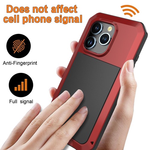 For iPhone 15 Pro 6.1" Shockproof Aluminum Gorilla Heavy Duty Hard Case Cover US - Picture 17 of 31