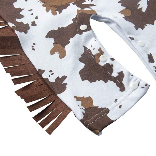 May's Baby Cowboy Romper Halloween Toddler Dress Up Children's Party Outfit - Picture 7 of 7