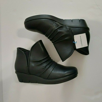 croft & barrow serf women's ortholite wedge ankle boots