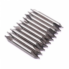 10Pcs 4 1.0mm HSS 2 Edges Center Drill Countersinks Combined Drill Bits Tool Set