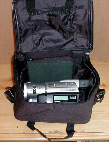 NEW BAG CASE FOR CAMCORDER CAMERA DRONE GOPRO STRAP BLACK SMALL UTILITY POUCH - Picture 6 of 8
