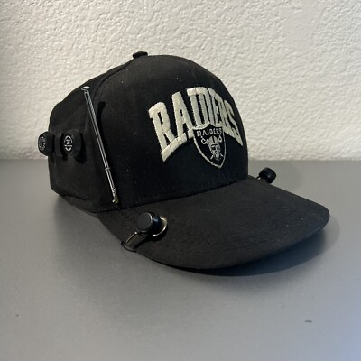 Vintage Oakland Raiders AM FM Radio Hat Cap NFL - AJD Snapback