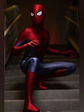 Classic The Amazing Spider-man Jumpsuit Spiderman Suit Cosplay Costume Halloween