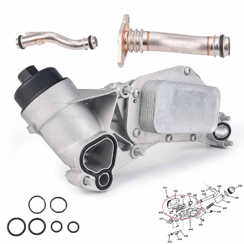 Ölfiltergehäuse Ölfilterbock Ölkühler Motorölkühler Für Opel Astra Chevrolet 1.6 - Bild 1 von 7