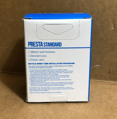 Camera D'Aria Giant 26 Pollici – 1.90-2.35 Valvola Presta 32mm Per Bici Da Corsa E MTB
