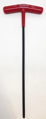 Bondhus T-Handle Metric Ball-End/Point Hex Keys Sizes 4,5,6,8 & 10MM