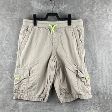 Urban Pipeline Boys Cargo Shorts Khaki Size XL 18/20 Adjustable Waist