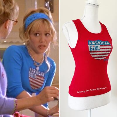 Rare Early 2000s Embellished Tank Top Alt. ASO Hilary Duff as
