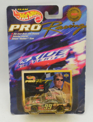 1997 Hot Wheels Pro Racing - Jeff Burton #99 Exide Ford Thunderbird - 1:64 Scale
