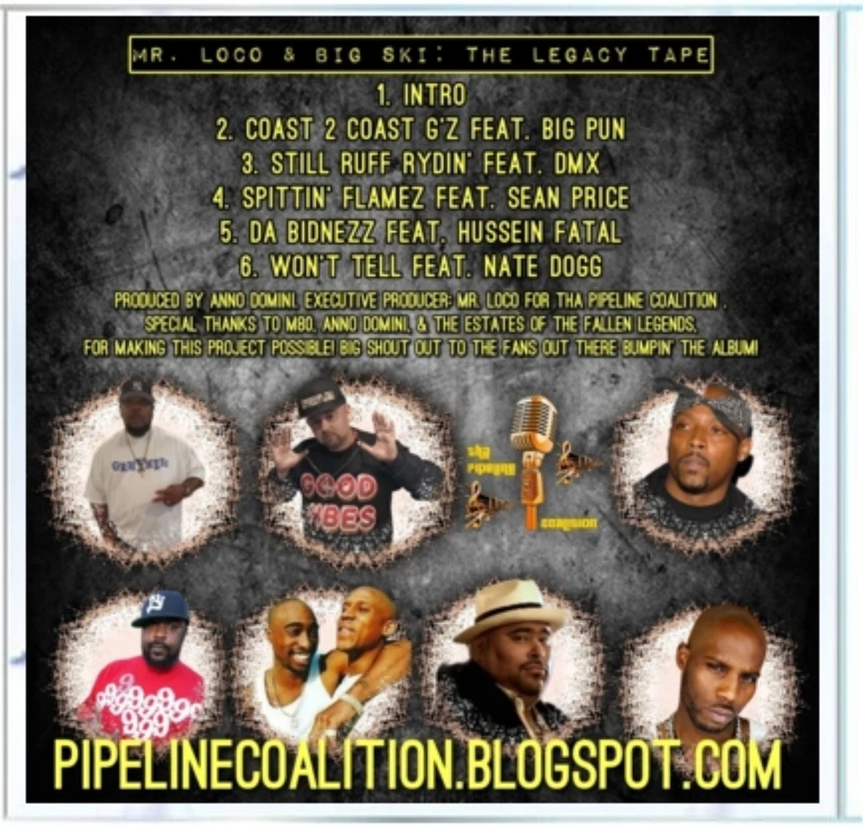 NEW CD 2024 "THE LEGACY TAPE" FT. DMX, BIG PUN, NATE DOGG &MORE! Foto 3 de 4