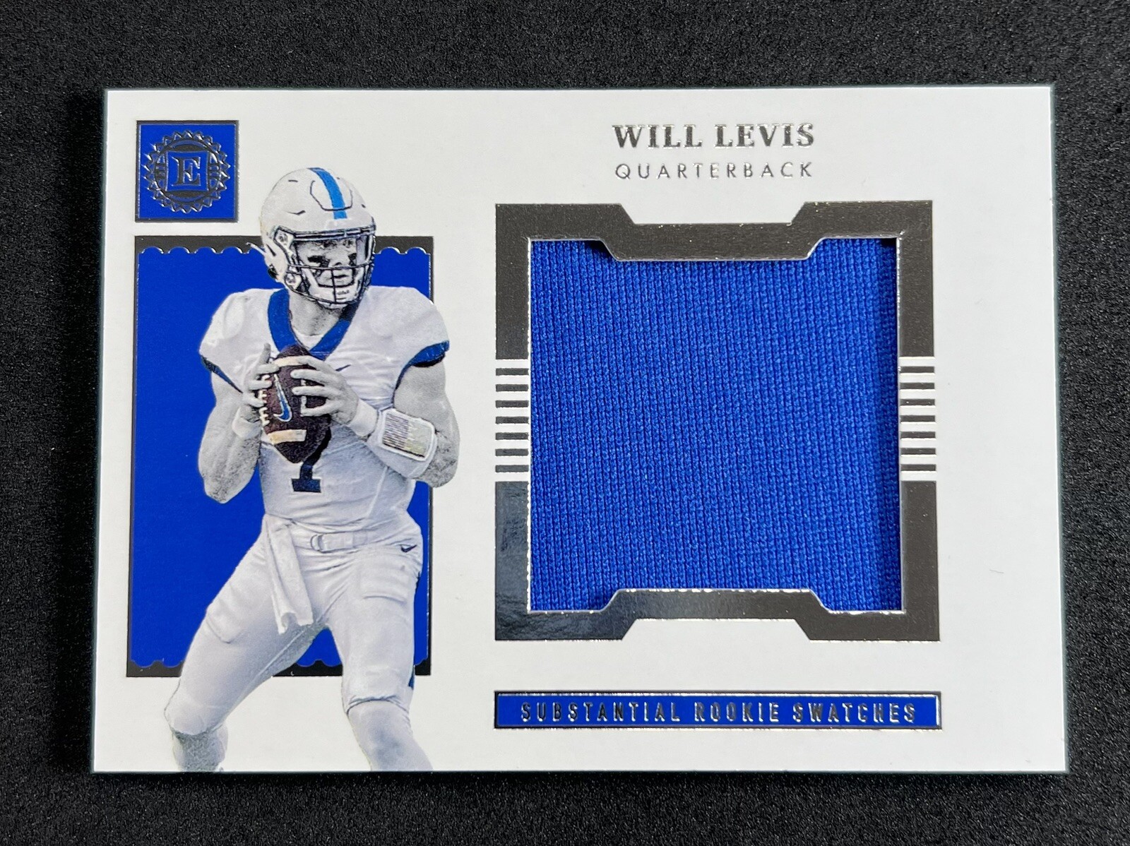 Will Levis Panini Chronicles Draft Picks Encased Substantial Rookie Swatches #ERSWL Base