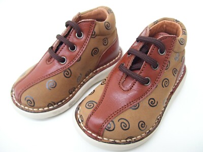 KIDS BABY SHOES BOYS GIRLS BOOTS LACE UP LEATHER GULLIVER CASUAL SPAIN SIZE 19