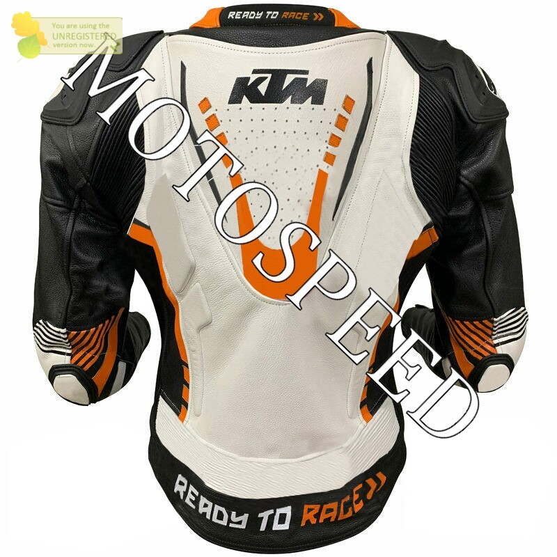 KTM Duke Mens Motorcycle Leather Jacket Race MOTOGP CE Leather Biker Jackets eBay