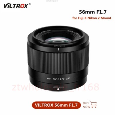 VILTROX 56mm F1.7 Lens Auto Focus Portrait APS-C Lens for Fuji X Nikon Z Sony E