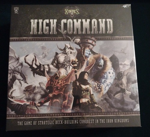 Hordes High Command -privateer press- the game of strategic deck building -new!!