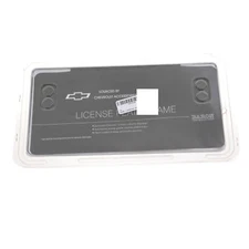 OEM NEW GM 2016-2024 Chevrolet Tahoe License Plate Frame Chrome w/Logo 19330386