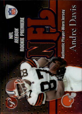 B4354 - 2002 Topps Pristine Rookie Premiere Trikots #RPRAD Andre Davis H Trikot