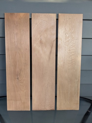 3 Ultra Thin Antique Old Growth Solid Pine Panels Lumber 5 1/4 X 21 X 5/32 AJ