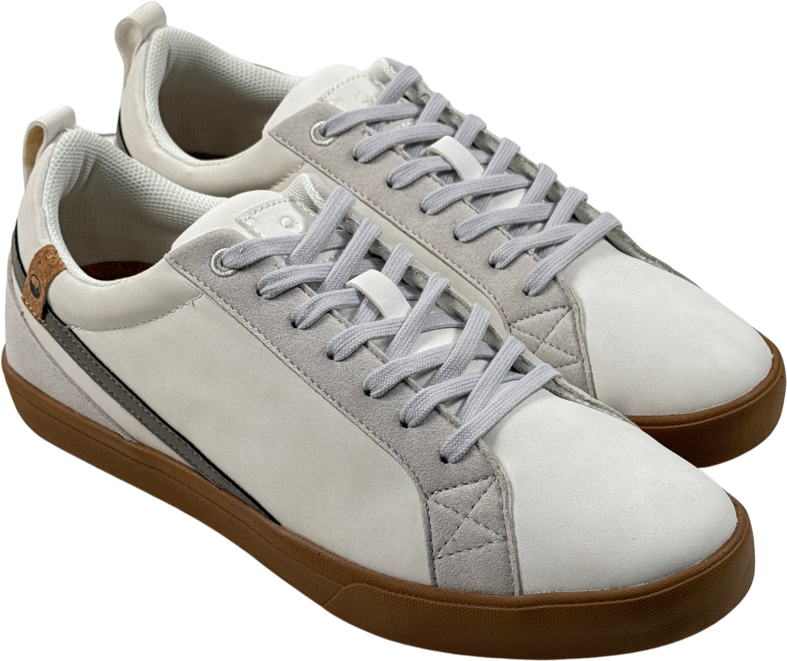 Кроссовки / туфли SAOLA Cannon VL - НОВЫЕ мужские 9 Белые / серые - #46195-ТОП2