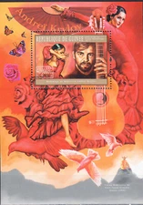 W GUINEA Y2012 (04) ANDREI KRYLOV SOUVENIR SHEET