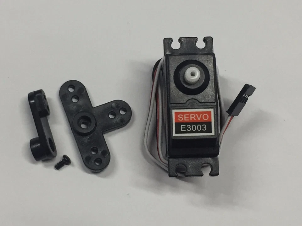 3Kg Torque Throttle Steering Servo With Servo Arms E3003 For 1/8 1/10 Rc Car Hsp - Image 3 of 4