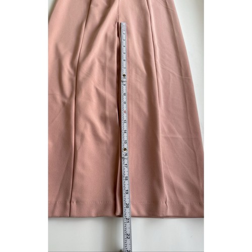 Zara Square Neck Cap Sleeve Stretch Sheath Midi Dress Size S - Picture 14 of 14