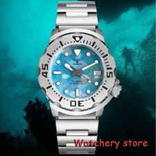 Monster Blue Dial 42mm Watch For Men Tandorio 200m NH35A Automatic AR Sapphire