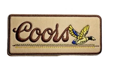 Coors Banquet Beer Vintage Duck 3.75 x 1.75in Embroidered Sew/Iron-on Patch