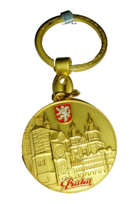 NEW Prague Czech Republic Map Souvenir Keychain Travel Gift