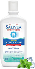 Dry Mouth Mouthwash - Soothing Mint Mouthwash with Natural Salivary Enzymes -...