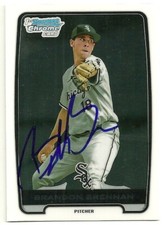 2012 Bowman Chrom BRANDON BRENNAN Signed Card WHITE SOX orange coast jc MARINERS