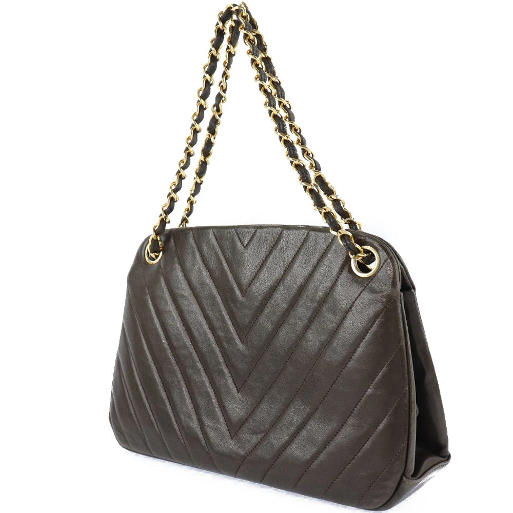 Chanel chevron vintage new arrivals