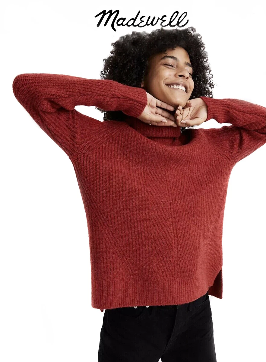 Deep red cheap turtleneck